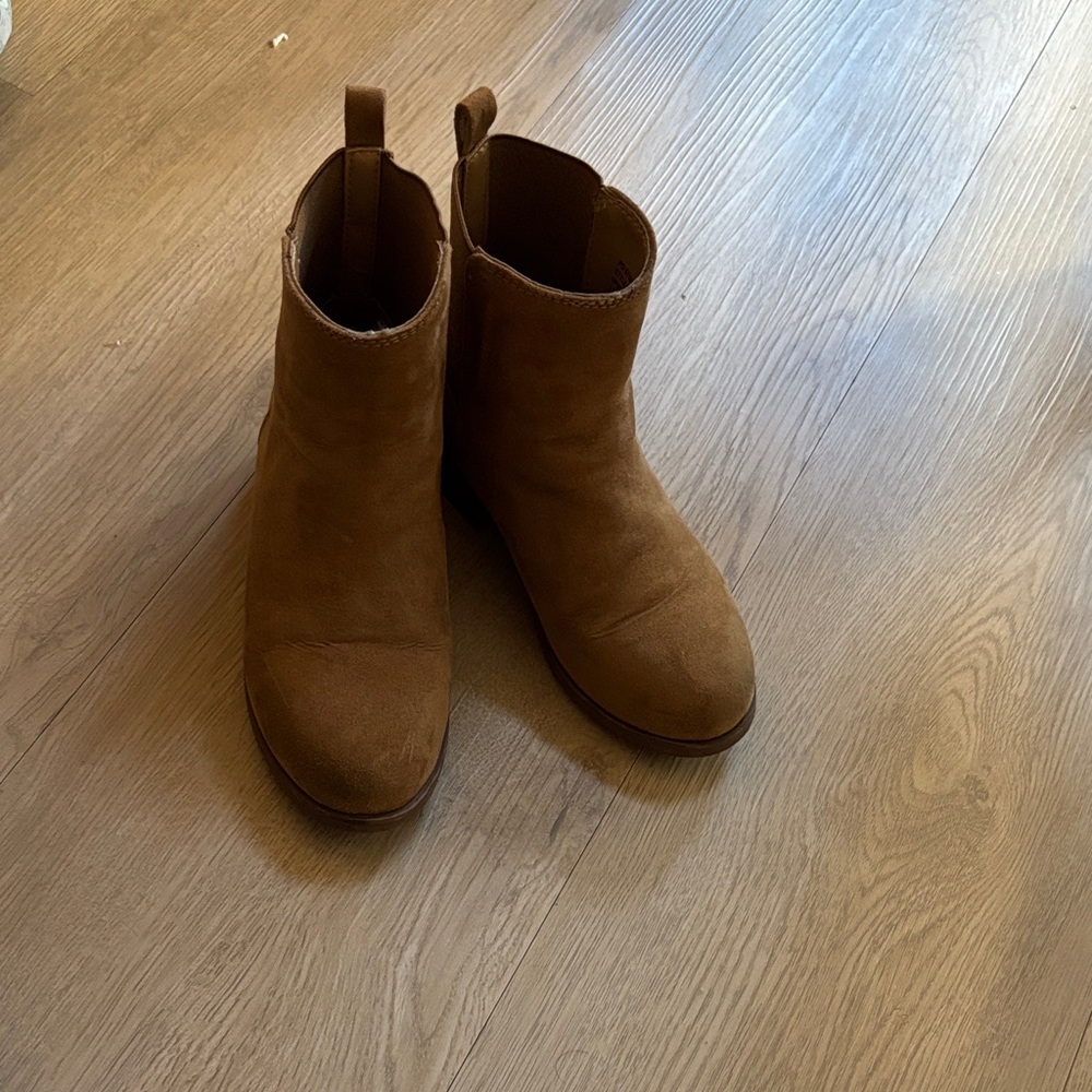 J. Crew Kids Brown Suede Ankle Boots